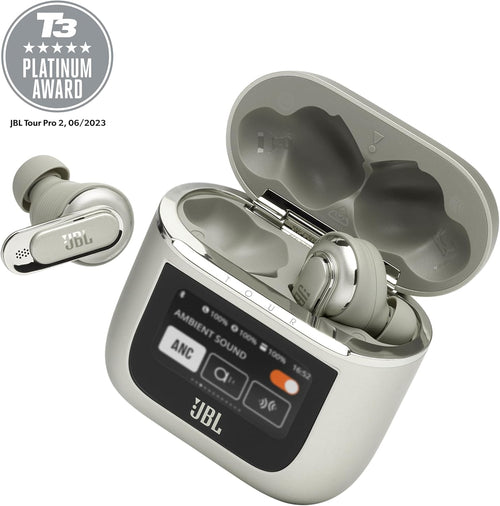 JBL Tour Pro 2 True Wireless Noise Cancelling Earbuds, Smart Case, Smart Ambient, 6-Mic Technology