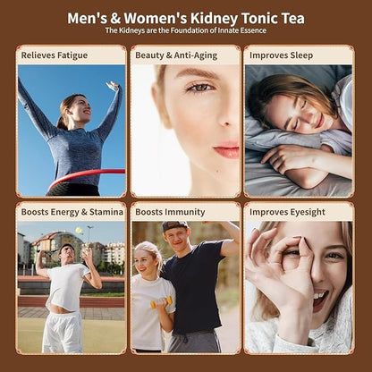 Ginseng Five Treasures Kidney Tea for Women & Men(1 Pack/25 Bags)