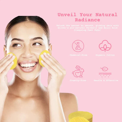 Kojic Acid & Turmeric Cleansing Pads – Buy 1 Get 1 Free